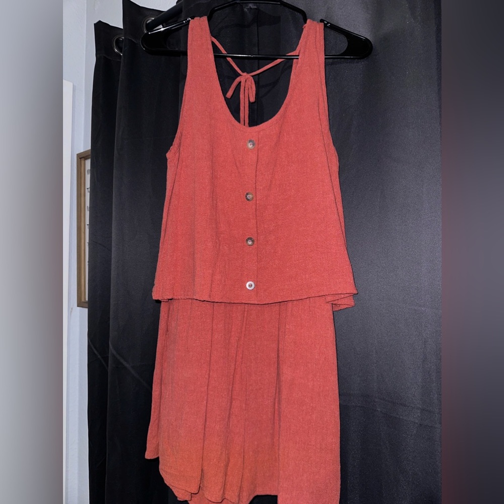 Burnt Orange Romper
